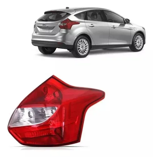 Lanterna Traseira Sem LED Focus Hatch 2014 2015 Direito