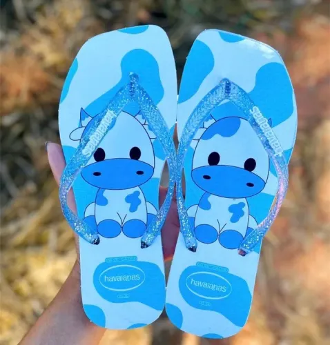 Havaianas sandália- Chinelo  -  Azul -  