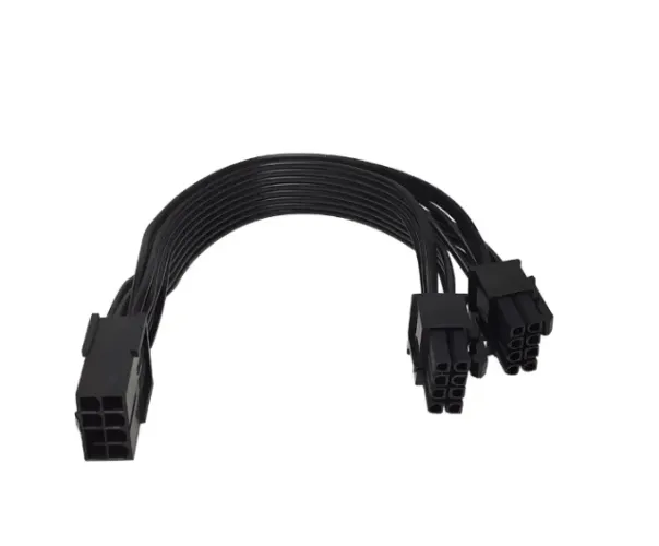 Cabo Y Adaptador Alimentação Placa De Video 8 Pinos x 2x 6+2 Pinos