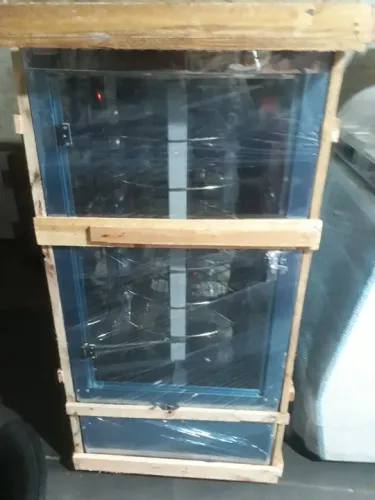 Maquina de assar frangos giratória 120kgs 