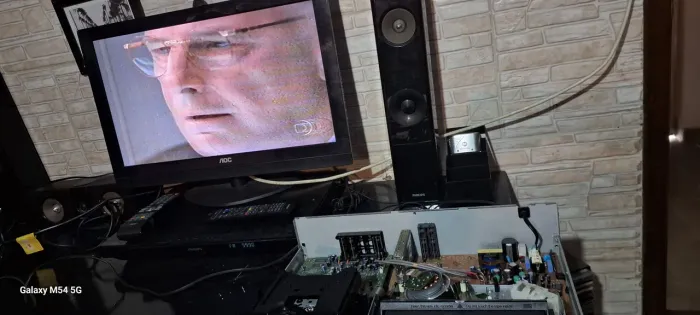  Gravador de Dvd com vídeo k7 Completo - Ótima Qualidade serve para consertar ou retirada 