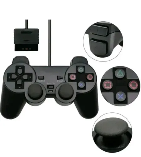 Controle Game com fio para Ps2