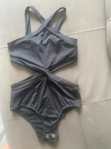 Body tamanho único preto