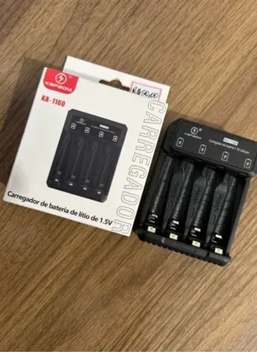 CARREGADOR DE PILHA UNIVERSAL KA-1160 KAPBOM NOVO