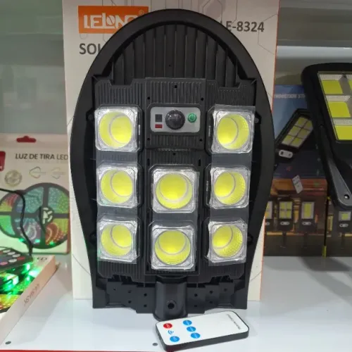 Luminária Solar Recarregável 32W Estilo Poste com Controle