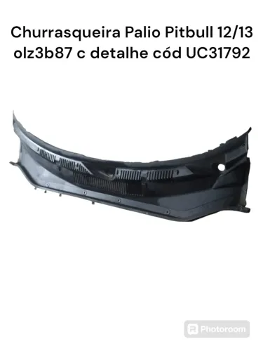 Grade Churrasqueira Fiat Palio Pitbull 2013 C/detalh Uc31792