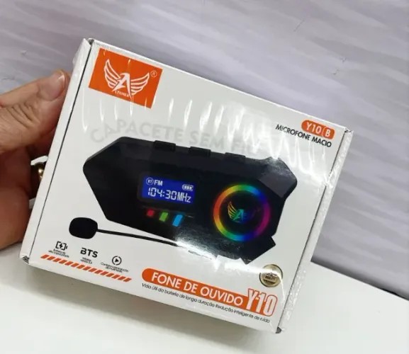 Fone de Ouvido para Capacetes com Microfone