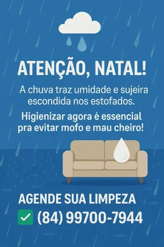 Limpeza/higienização/Natal, RN. Ponta Negra