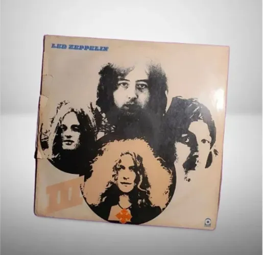 Disconde vinil Led Zeppelin III - primeira prensagem brasileira 