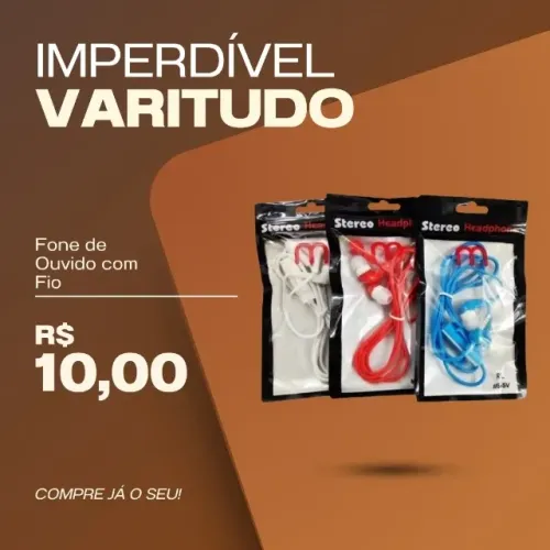 Fone de Ouvido com FIO