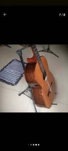 Violão Giannini mod 522 ano 1960 equipado com HarmonikMicrophones
