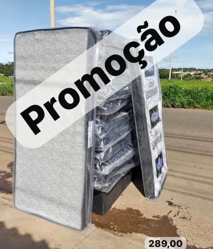 Cama box colchão novos