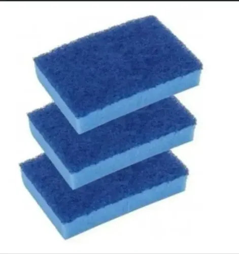 Esponja com azul que não risca a limpeza. 60 esponja unidades de r$160 por r$110