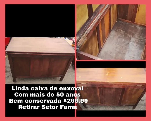 Caixa de enxoval antiga