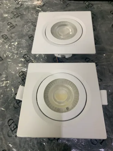 Spot Led quadrada 9x9 cm de Embutir Startec&Co Bivolt 5W 6500K 50/60 Hz
