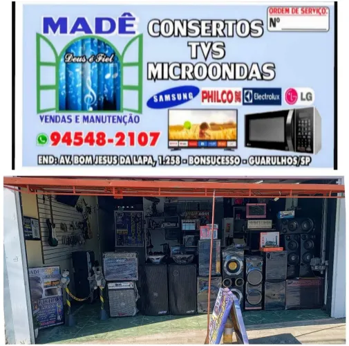 Assistência técnica Microondas -Caixas Ativas-Potencias-Amplificador-Bluetooth