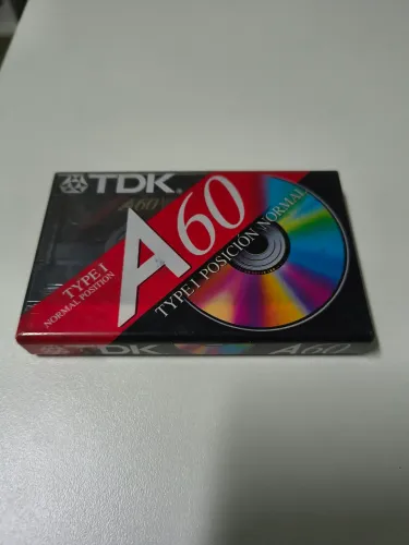 Fita Cassete TDK A60 Lacrada
