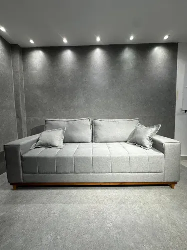 Sofá Modular de 2 e 3 lugares linho -Novo