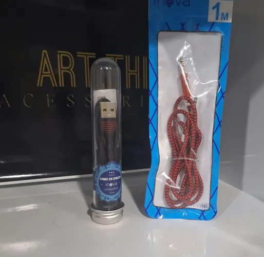 2 kit inova Cabo USB para Celular 1 Metro - Novo