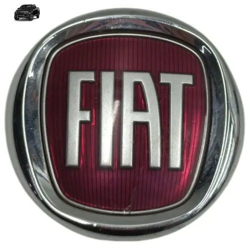 Emblema Fiat Parachoque Dianteiro Toro Palio Strada Uno Vermelho