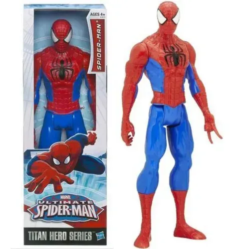 Boneco Spider-man Marvel 30cm Articulado Da Hasbro. Boneco Spider-man Marvel 30cm Articul