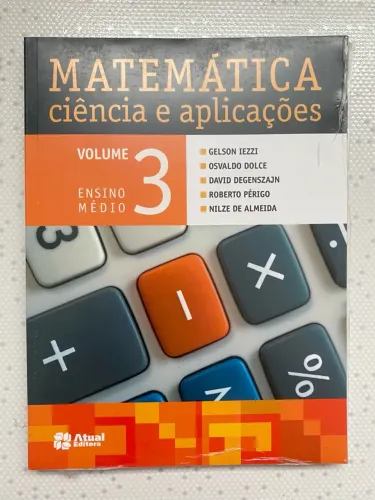 Livro de Matemática - Ciências e Aplicações - Volume 3 - Novo Lacrado