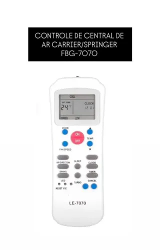 CONTROLE CENTRAL DE AR CARRIER .SPRINGER