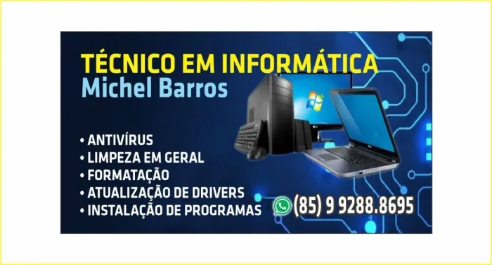 Técnico em informática (Orçamento grátis)
