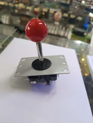 Manche Similar Sanwa Eixo Comprido 8 Posições - Bola Verme