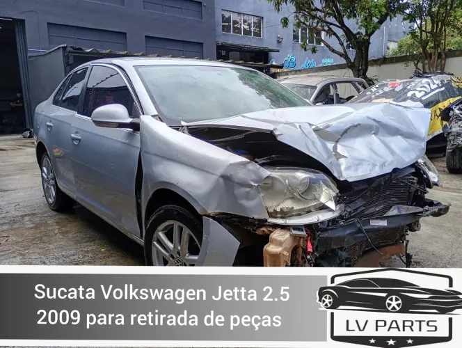 Sucata Volkswagen Jetta 2.5 2009 para retirada de peças 