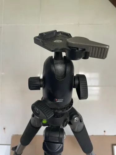 Cabeça de tripé fotografia manfrotto 498rc2