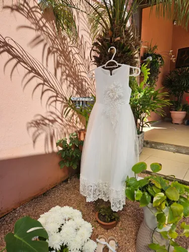 Vestido daminha ou primeira comunhao ou ano novohão 