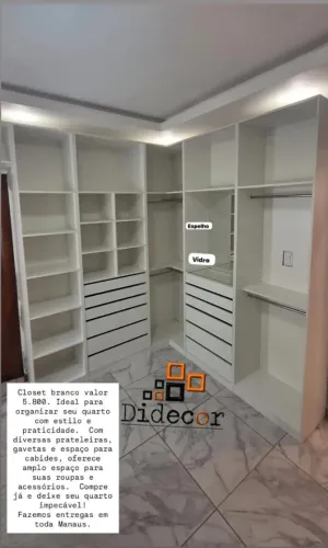 Closet Branco, Organize seu quarto!