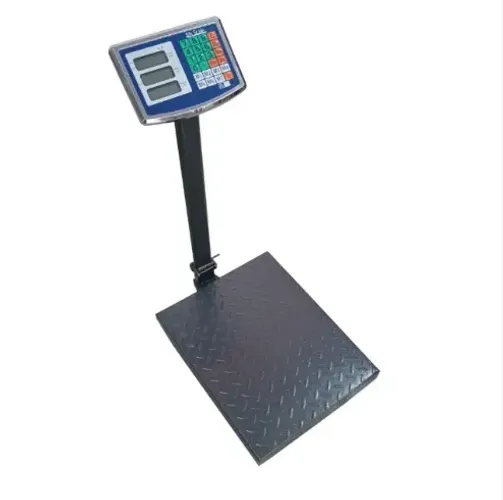 Balança Digital Coluna Plataforma 300kg Com Bateria