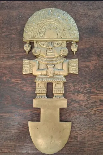ESCULTURA DEUS INCA PERUABI EM BRONZE POR 80 REAIS DESAPEGO PARTICULAR