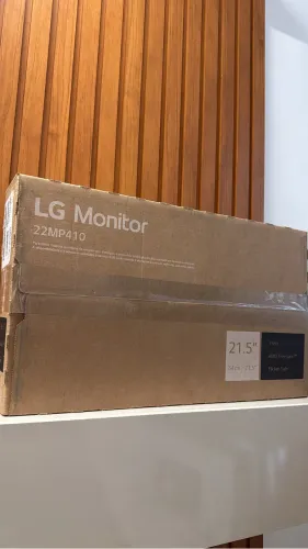Monitor Gamer LG 21,5'' VA FHD 75Hz 5ms HDMI FreeSync Inclinação Bivolt Preto 22MP410