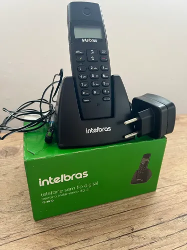 Telefone sem fio digital TS 40 ID Intelbras TS40ID Com Identificação de chamadas novo 