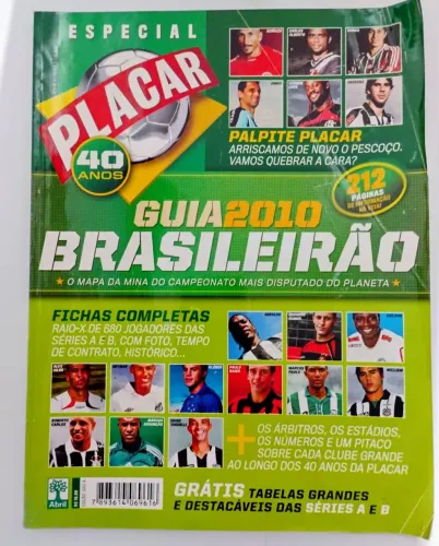 Você está vendendo a revista Placar Especial - Guia Brasileirão 2010.