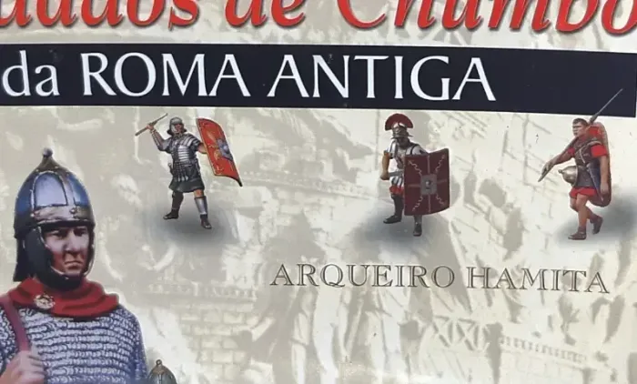 soldados de chumbo antiga  roma Arqueiro Hamita
