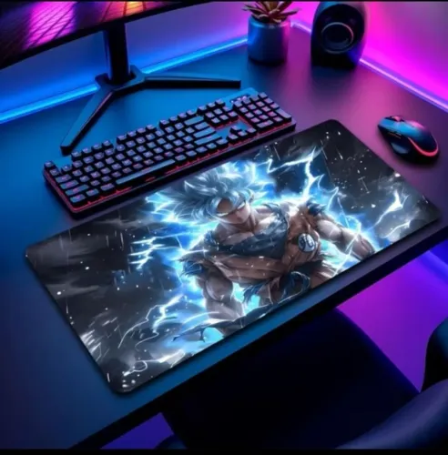 Mousepad Gamer - Anime Goku - Naruto - Itachi - 30x70cm