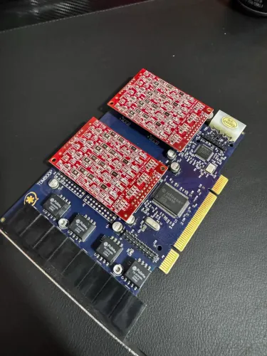 Placa Asterisk Tdm800p 8 Fxo Asterisk