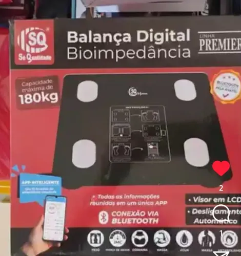 Balança Digital Bioimpedância SQ Premier