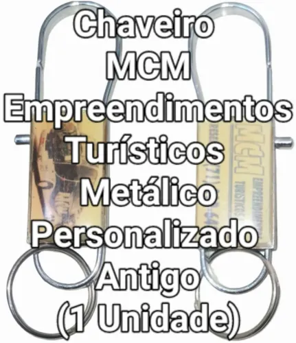 Chaveiro MCM Metálico Antigo
