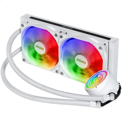 Water Cooler Pcyes NIX 2 White 240mm Led ARGB Intel/AMD WZetta