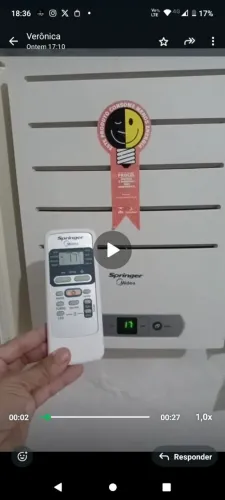 Ar-condicionado de Janela Springer Midea Mecânico Frio 7.500 BTU