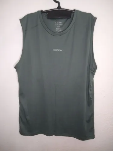 Camisa Regata Oxer Run Tam G Cinza Chumbo