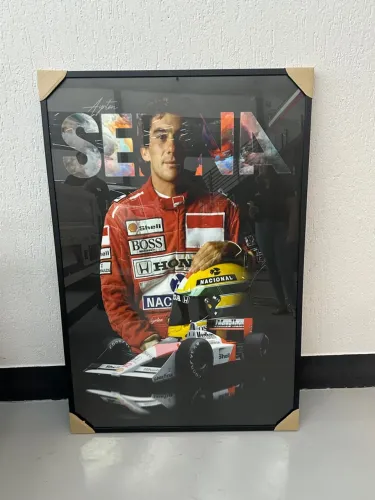 QUADRO AIRTON SENNA 60x90