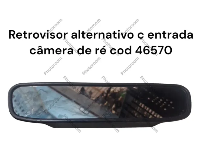 Retrovisor Alternativo C Entrada Câmera De Ré Cod 46570