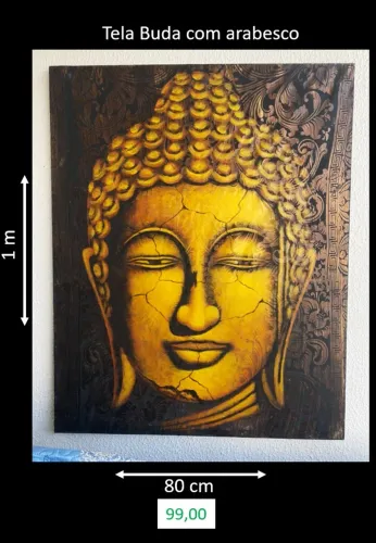 Quadro decorativo de Buda 