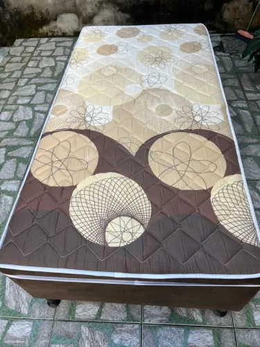 Cama Box Conjugada Solteiro Ortopédica 